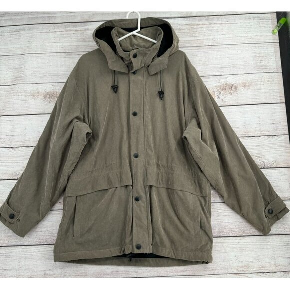 Fieldmaster Nylon Blend Cargo Field Jacket Men's Size‎ Large Green - Picture 1 of 13